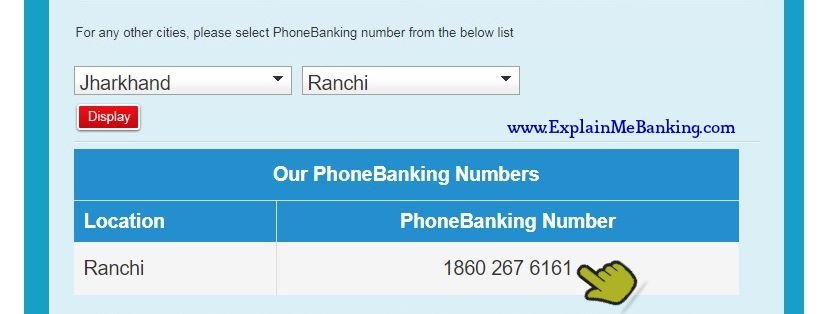 HDFC Phone Banking Number Ranchi