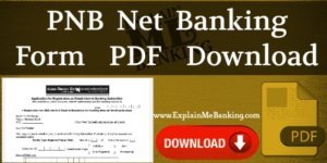 PNB Net Banking Form PDF Download